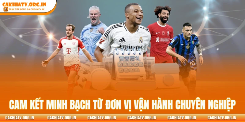 Cam kết minh bạch từ đơn vị vận hành chuyên nghiệp