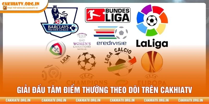 Giải đấu tâm điểm thường theo dõi trên CakhiaTV