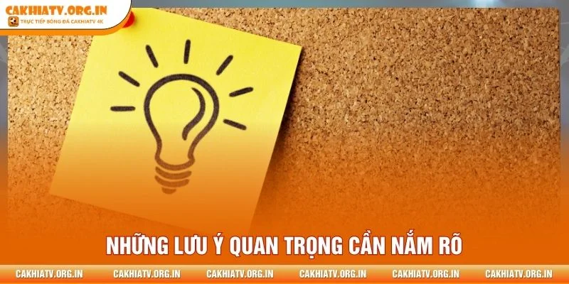 Những khía cạnh quan trọng không nên bỏ qua
