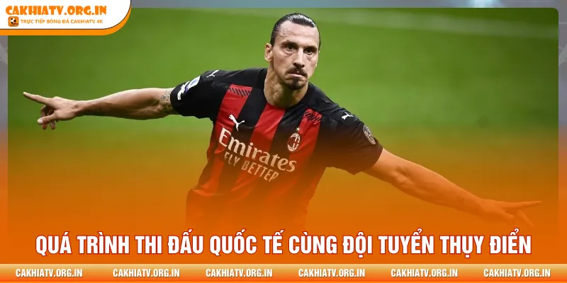 Quá trình thi đấu quốc tế cùng đội tuyển Thụy Điển