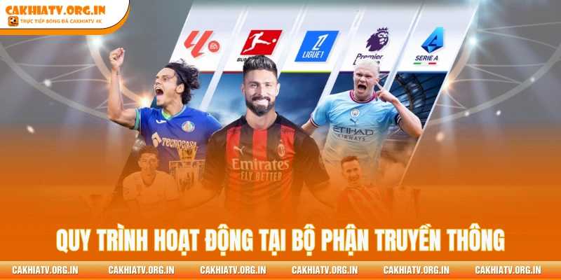 Quy trình hoạt động tại bộ phận truyền thông