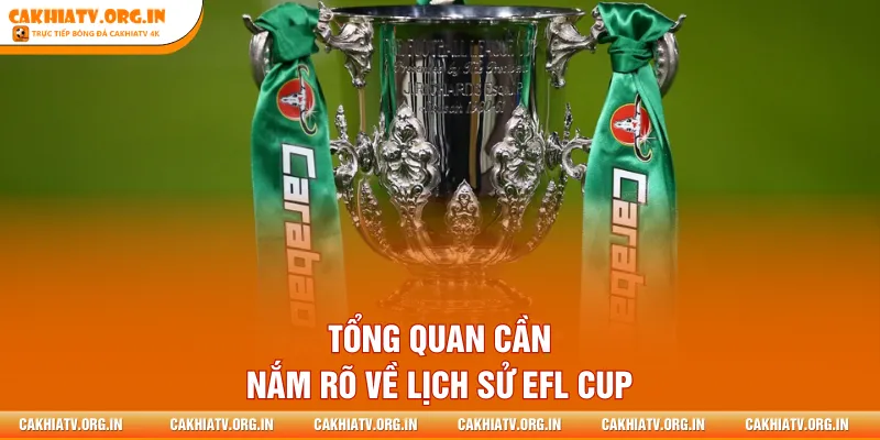 Tổng quan cần nắm rõ về lịch sử EFL Cup